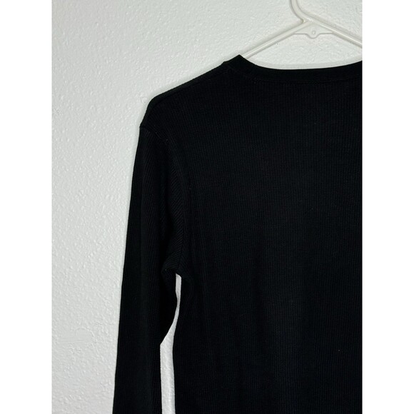 EUC Men’s Small Wu Tang Clan Black Long Sleeve Thermal Shirt Hip Hop Waffle Knit - Picture 8 of 14